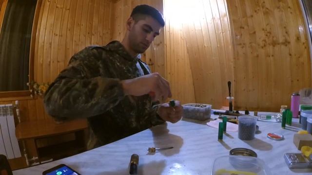 Снаряжение Картечи 8 мм, В гильзе 16 калибра!!! смотреть онлайн