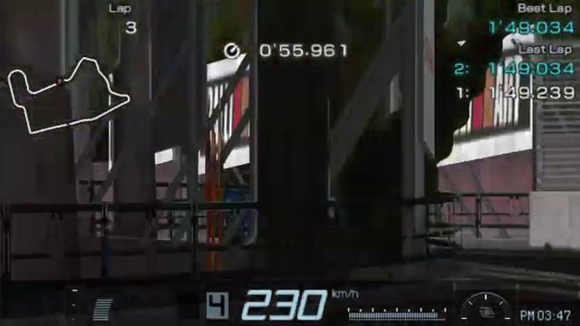 CHEVROLET CORVETTE. Gran Turismo on PPSSPP - Time trial #99 смотреть онлайн