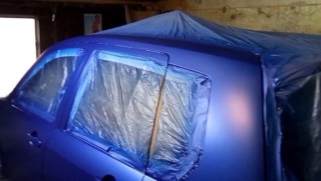 Первый раз покрасил авто своими руками в гараже! Результат меня порадовал! смотреть онлайн