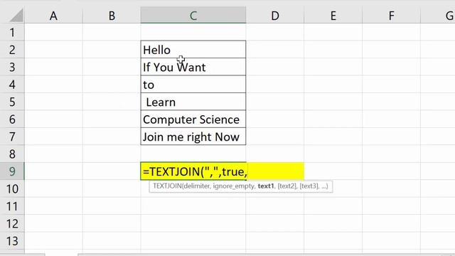 Text join Formula in Microsoft Excel 2019@COMPUTEREXCELSOLUTION смотреть онлайн