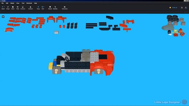 LEGO Ferrari LaFerrari Easy Tutorial смотреть онлайн