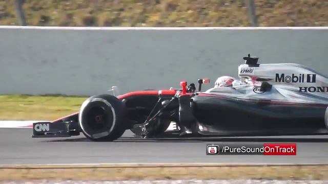 Formula 1 F1 2015 Невероятно! Послушайте звук нового мотора Mclaren Honda MP4 30 Formula 1