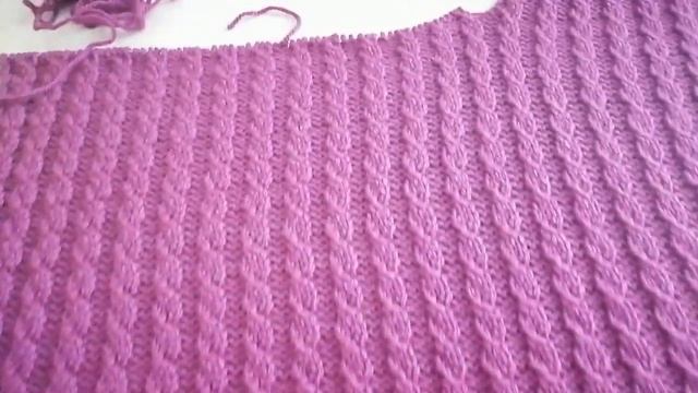 2 часть ДЖЕМПЕР спицами. ВЯЖЕМ спинку. смотреть онлайн