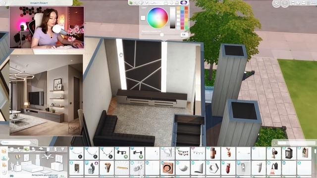 Строю первую же комнату, которую увижу на Pinterest, в моём доме в Симс 4 смотреть онлайн