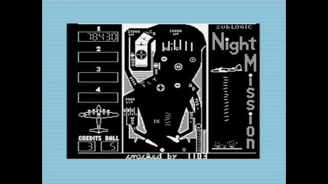 I play "Night Mission Pinball" on the commodore 64. смотреть онлайн