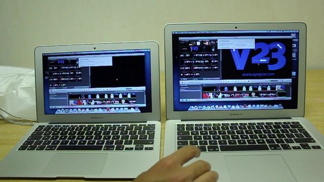 Macbook Air 11" VS Macbook Air 13" Haswell - Speed Test, Rendering & Exporting Movies смотреть онлайн