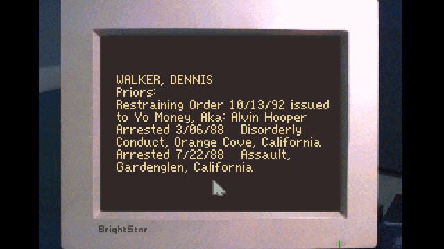 Police Quest IV: Open Season (MS-DOS) Tuesday 1993, Sierra On-Line