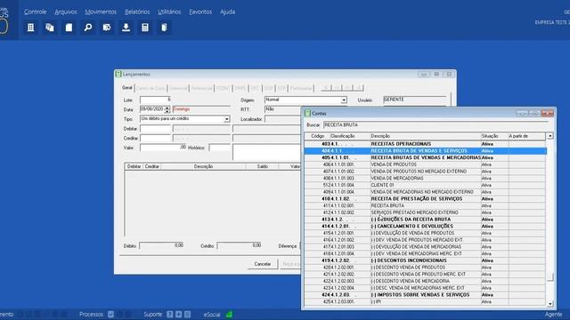 ALTERANDO PLANO DE CONTAS DOMINIO SISTEMA смотреть онлайн