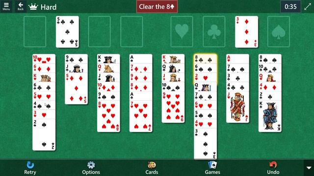Microsoft Solitaire Collection: FreeCell - Hard - August 10, 2023 смотреть онлайн