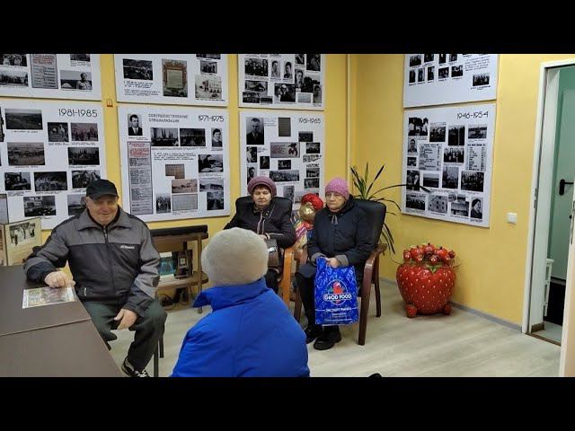 Материальная помощь пенсионерам Совхоза в честь 105-летия предприятия. смотреть онлайн