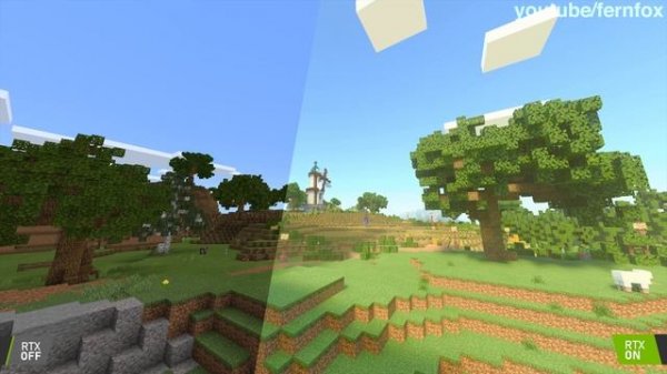 Official RTX Shaders vs Vanilla Minecraft [4K/60FPS]