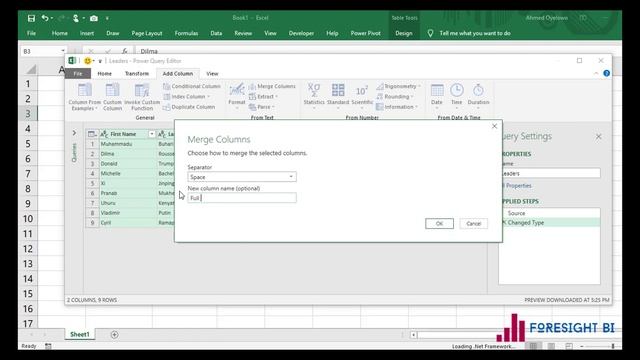 How to properly merge columns in Power Query and keep the original columns. смотреть онлайн