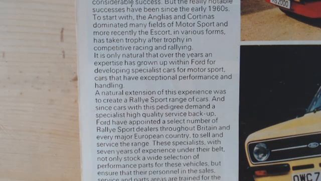 Ford Escort MK 2 - Part 2 - 1977 brochure review смотреть онлайн