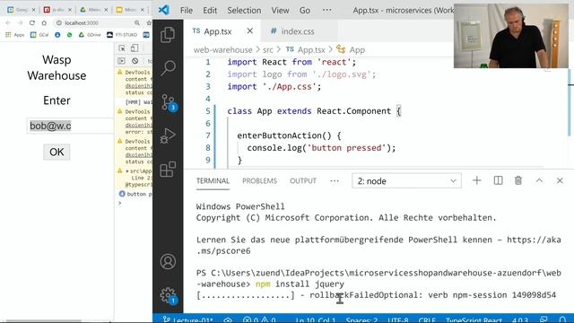 WT20/21 Microservices Lecture 02 Warehouse Frontend смотреть онлайн