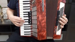 Как играть на аккордеоне песню Елены Ваенга "Желаю".