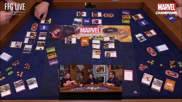 Playing Marvel Champions The Card Game смотреть онлайн