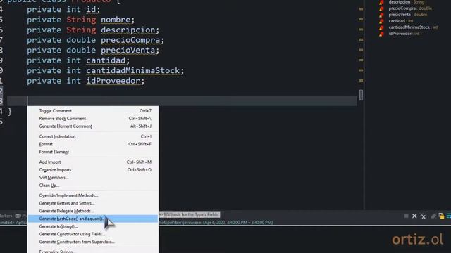 Java Curso: 17 Crear una Clase Java para Representar una Entidad (Modelo) - Producto смотреть онлайн