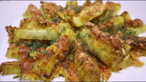 Кабачки по-деревенски запеченные в духовке, готовятся просто, съедаются моментально #9