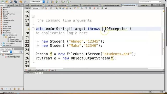 جافا متقدمة ٦ - Write objects смотреть онлайн