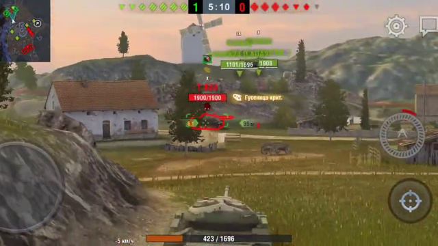 Т-54. К сожалению микрофон был выключен, но не могу не выложить - World if Tanks Blitz смотреть онлайн