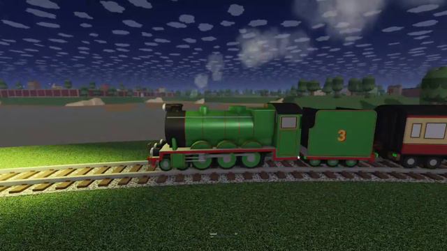 henry the green train is scared at night - thomas and friends - roblox смотреть онлайн