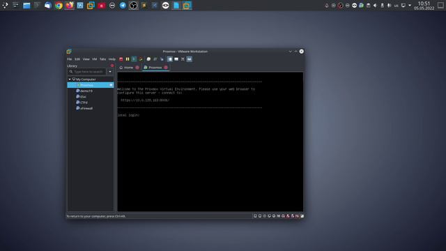 Установка Proxmox VE на VMware Workstation. смотреть онлайн