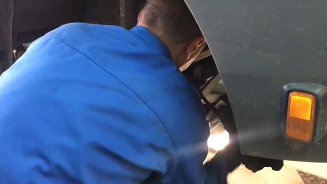 Замена подшипников передней ступицы и сайлентблоков передних рычагов на форд транзит 2008г.