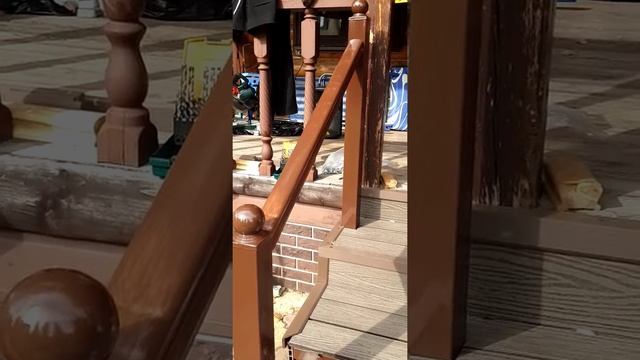 Ступени из террасной доски смотреть онлайн