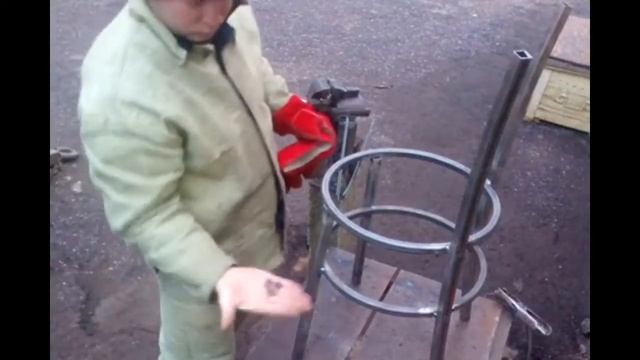 КАК ИЗГОТОВИТЬ СТУЛ ИЗ МЕТАЛЛА на века!