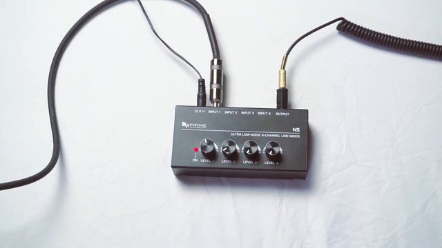 FIFINE 4-channel Line Mixer N5: Demo/ Review