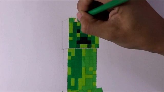 Dibujando al Creeper de Minecraft | PatrickART смотреть онлайн