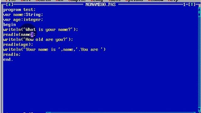 Turbo Pascal Programming #03 Readln смотреть онлайн