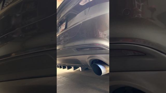 2016 Ford Fusion 2.5l Resonator delete, stock muffler delete, with magnaflow muffler added. смотреть онлайн