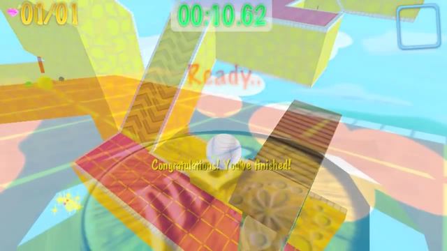 Marble Blast: One Gem (Three Fold Maze and Escher's Race) смотреть онлайн