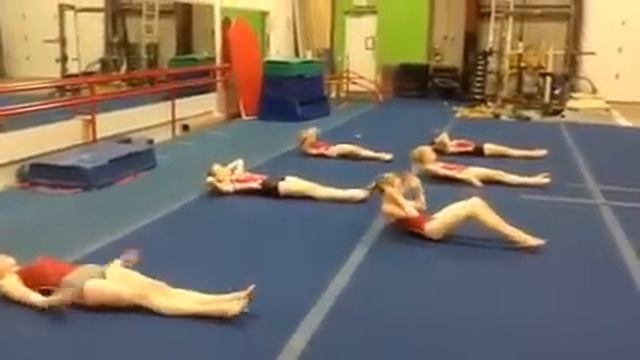 Тренировка юных гимнасток смотреть онлайн