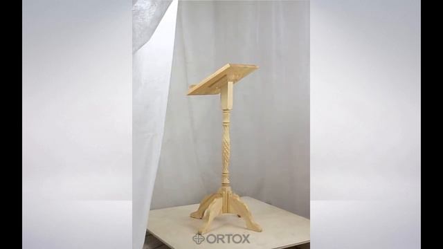 Аналой выносной "Тверской" сосновый, 110 см, цвет натуральное дерево смотреть онлайн