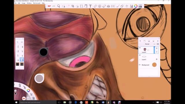 Chalk Brush Critique | Speedpaint | Autodesk Sketchbook Pro смотреть онлайн