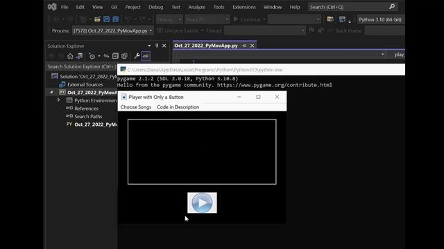 Python Didactic Mp3 Player with System Open File Dialog Window and Listbox for Songs and Internet смотреть онлайн