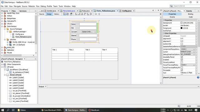 Tutorial CRUD Java MYSQL - Creat or Insert Data смотреть онлайн