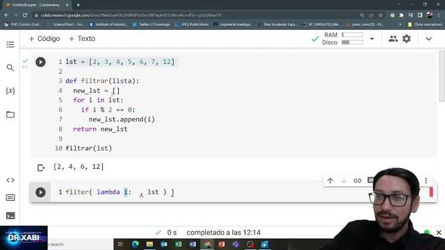 Cómo Usar filter() con Lambdas en Python (Google Colab) смотреть онлайн