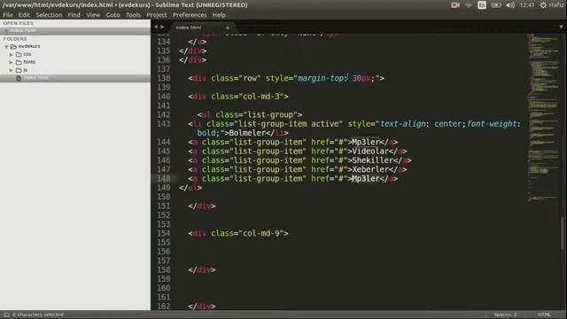 Bootstrap Dərslər #12 - Nümunə dizayn 2 (Sidebar,Content) смотреть онлайн