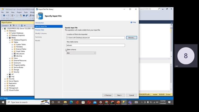 SQL SERVER 2019 – Day 3 How to import data from a TEXT file to a table 20221106 133702 Meeting Re смотреть онлайн