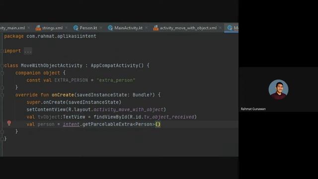 Activity Intent Explicit Get Object With Parcelable смотреть онлайн