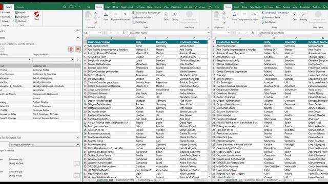 How to compare multiple excel spreadsheets at once - Synkronizer Excel Compare Tool смотреть онлайн
