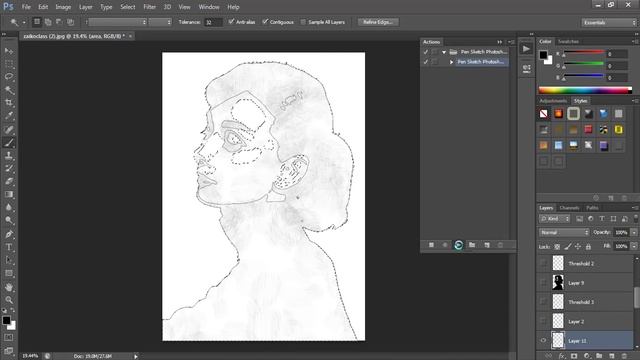 pen sketch photoshop action download - photoshop action auto play смотреть онлайн