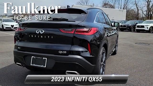 New 2023 INFINITI QX55 LUXE, Willow Grove, PA PF113548 смотреть онлайн