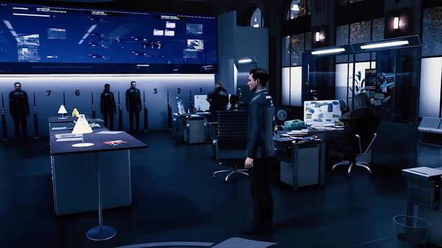 Detroit: Become Human - Police Department Ambiance (talking, footsteps, coin) смотреть онлайн