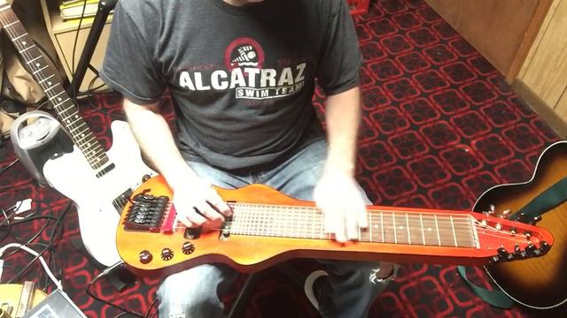 Steve Cunningham 8-string Lap Steel-E6 tuning / Pedal Steel Guitar Simulation #2 смотреть онлайн