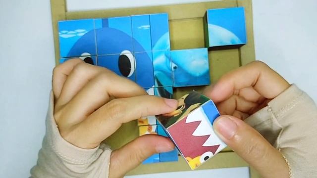 Baby Shark Puzzle Game #17 Daddy Shark and Bruce Shark смотреть онлайн