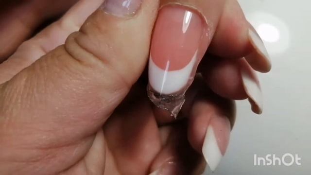 выкладной френч гелем плюс полигель. смотреть онлайн